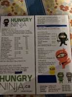 Hungry Ninja menu