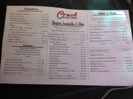 Crest Grill menu