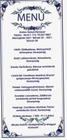 Dreher Söröző és Étterem menu