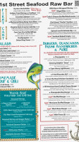 21st Street Seafood Company menu