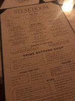 Steakhouse 316 menu