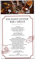 Fin Point Oyster Grille food