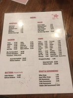 Hanako Japanese Restaurant menu