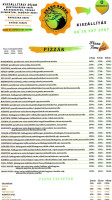 Drago Rosso Pizzéria menu