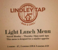 Lindley Tap Grill food