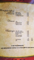 Resto Le St-octave Dosquet menu