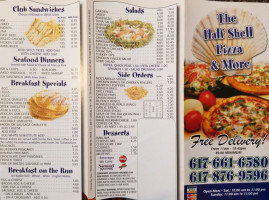 Half-shell menu