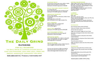 The Daily Grind menu