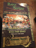 Banc Sushi menu