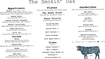 The Smokin' Oak Barbeque Restaurant, Bar Catering inside