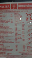 Li Mester Konyhája menu