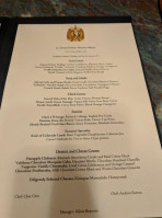 Club 33, Royal Street menu