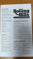 Rolling Hills And Grill menu