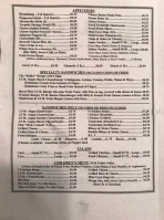 Kelley's Restaurant & Bar menu