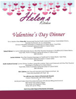 Helen's Kitchen menu