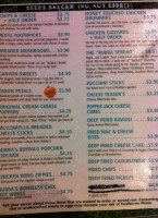 Bubba's Sports Grill menu