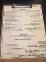 Dillys Restaurant And Bar menu