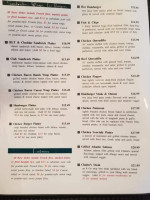 Chatters Pub Eatery menu