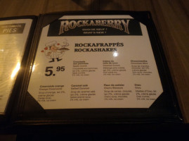 Rockaberry menu