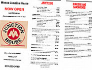 Monon Junction House menu