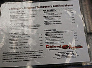 Chicago's Original menu