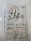 Yoffee Coffee menu