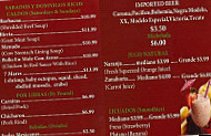 Taqueria El Gran Taco menu