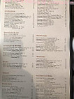 Zephyr Grill Bar menu