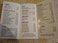 Tj's menu