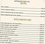 Eurotim menu
