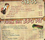 Billy Boy's Restaurant  menu