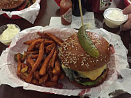 Red Iron Burgers food