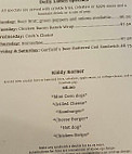 Garfield's Grill menu