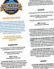Blue Mountain Brewery menu