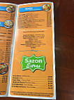 Sazon Centroamericano menu