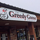 Greedy Goose At Gatcombe Farm outside