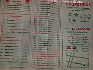 Chopsticks Chinese menu