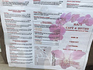 Mai's Café Bistro menu