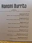 Hanami menu