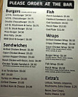 Wrightstown River Inn menu