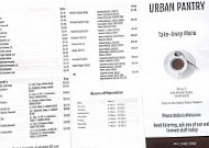 Urban Pantry menu