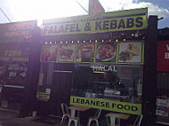 Farah's Falafel Kebab inside