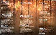El Primo Mexican Grill menu