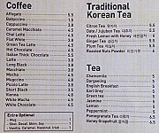 Square Cafe menu