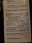 Drunken Tiger menu