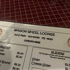 Wagon Wheel Lounge menu