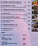 Red Lotus Korean BBQ menu