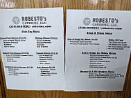 Robesto's Catering Llc menu