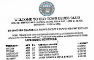 Old Town Blues Club inside
