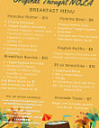 Original Thought Nola menu